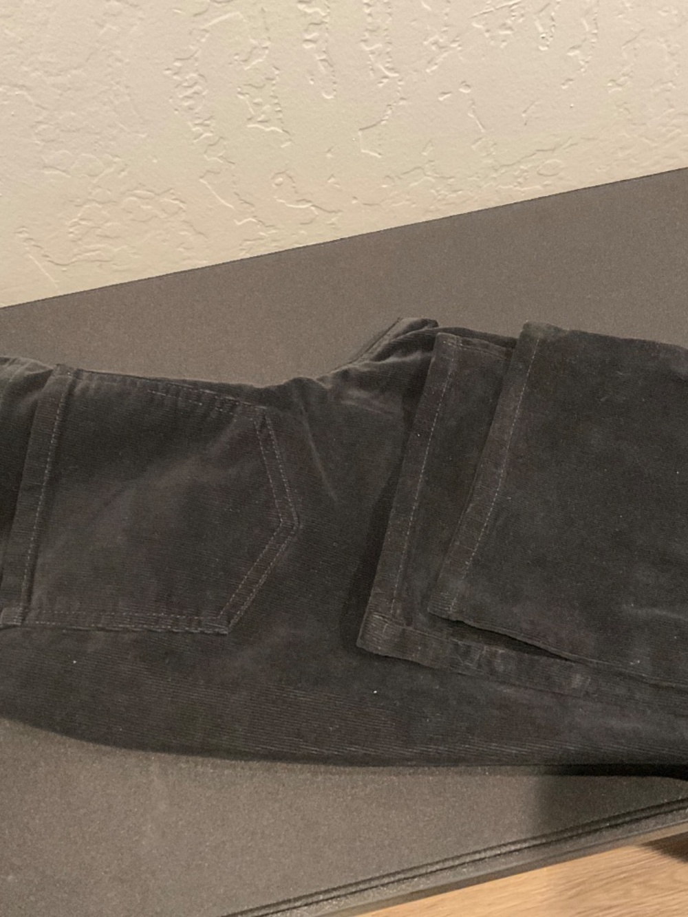 NWT NYDJ Marilyn Straight Jeans Black Corduroy size 2 - Picture 7 of 8